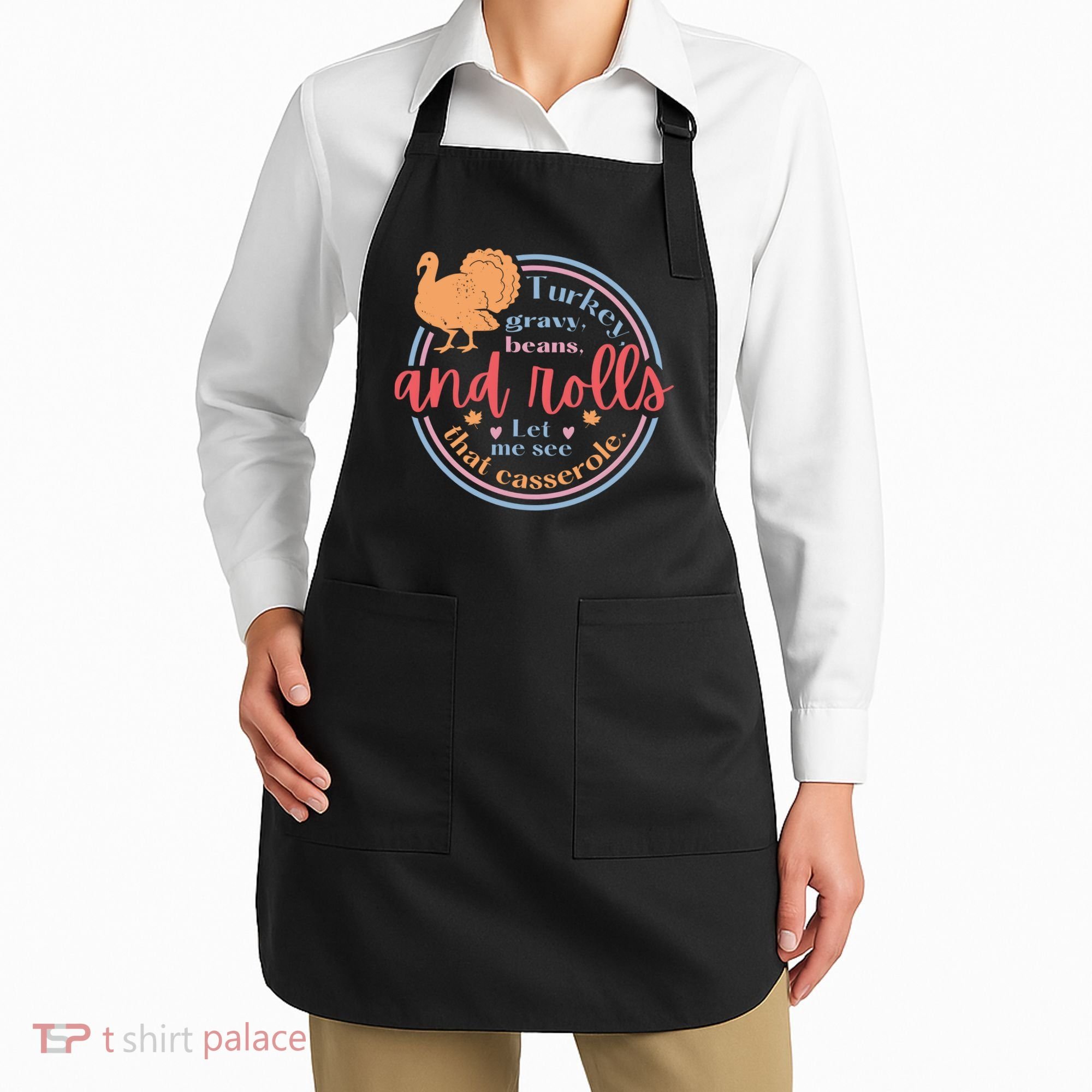Thanksgiving Turkey Gravy Beans And Rolls Let Me See That Casserole Apron
