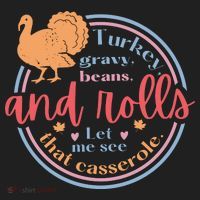 Thanksgiving Turkey Gravy Beans And Rolls Let Me See That Casserole Beanie thumb 2