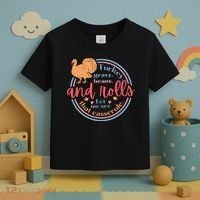 Thanksgiving Turkey Gravy Beans And Rolls Let Me See That Casserole Toddler T-Shirt thumb 3