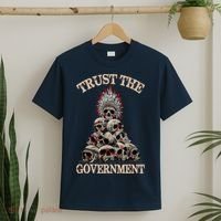 Trust The Government Skull Native American Vintage T-Shirt thumb 2