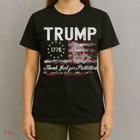 Trump Thank God For Protection President Donald Trump Tank Top T-Shirt thumb 4