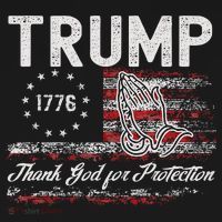 Trump Thank God For Protection President Donald Trump Tank Top Mousepad thumb 1