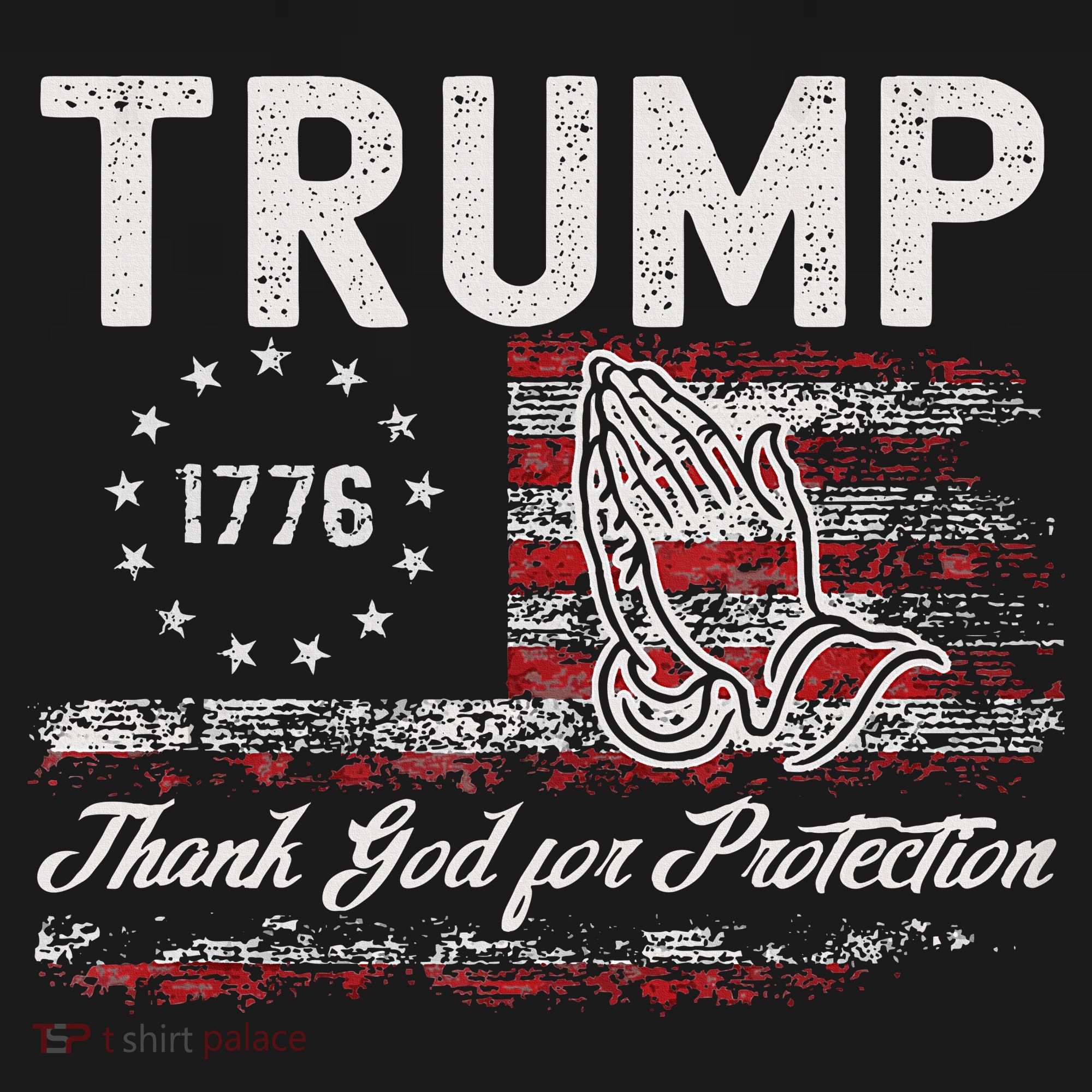 Trump Thank God For Protection President Donald Trump Tank Top Mousepad