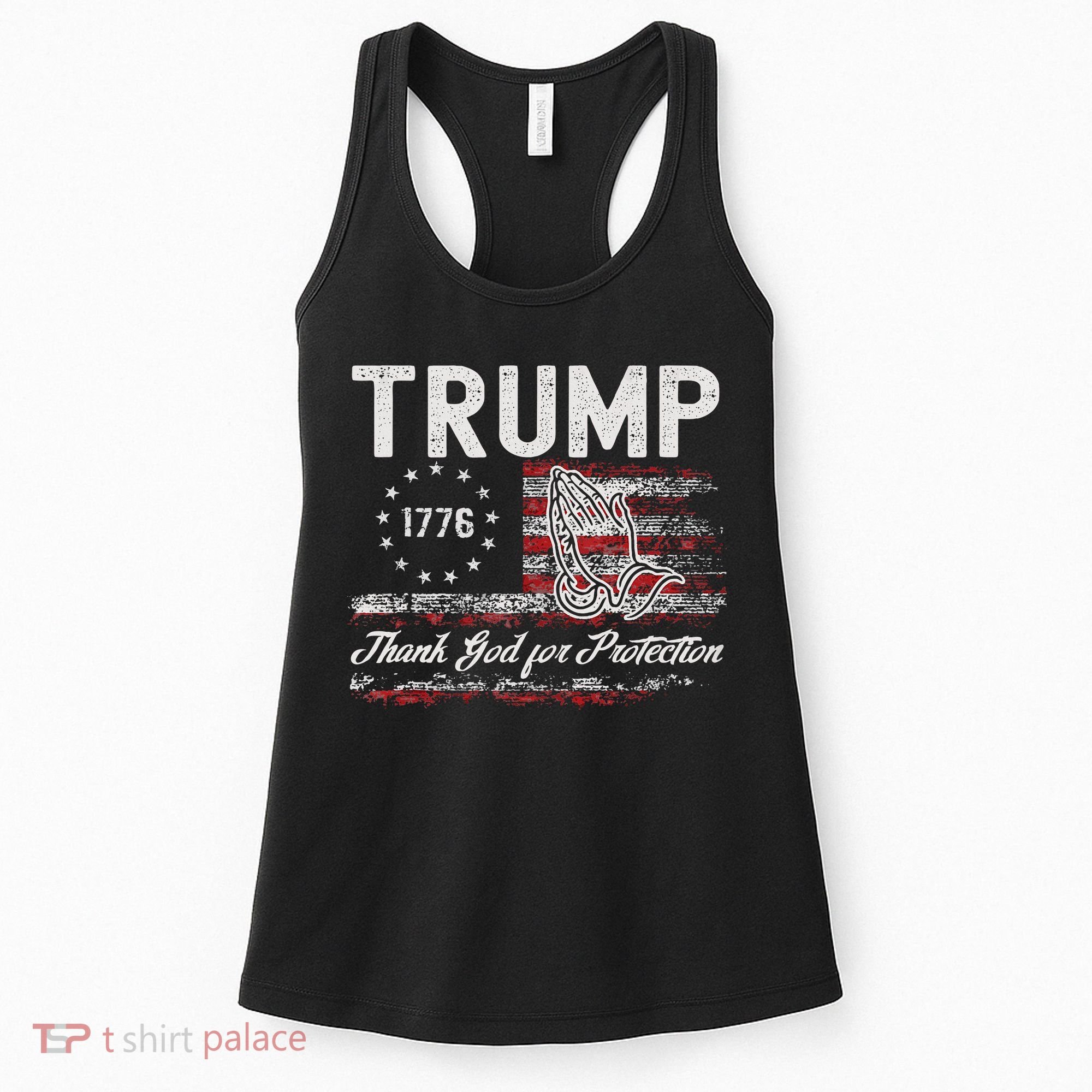 Trump Thank God For Protection President Donald Trump Tank Top Women's Tank Top