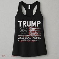 Trump Thank God For Protection President Donald Trump Tank Top Women's Tank Top thumb 3