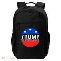 Trump The Great Maga King Logo Backpack thumb 0