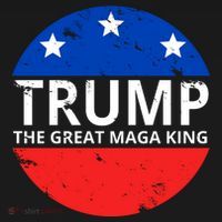 Trump The Great Maga King Logo Coaster thumb 2
