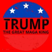Trump The Great Maga King Logo Santa Hat thumb 1