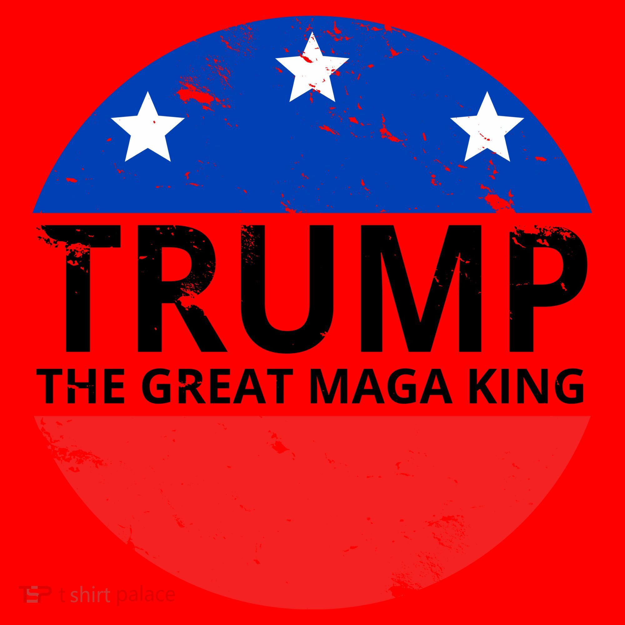 Trump The Great Maga King Logo Santa Hat