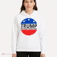 Trump The Great Maga King Logo Hoodie thumb 5