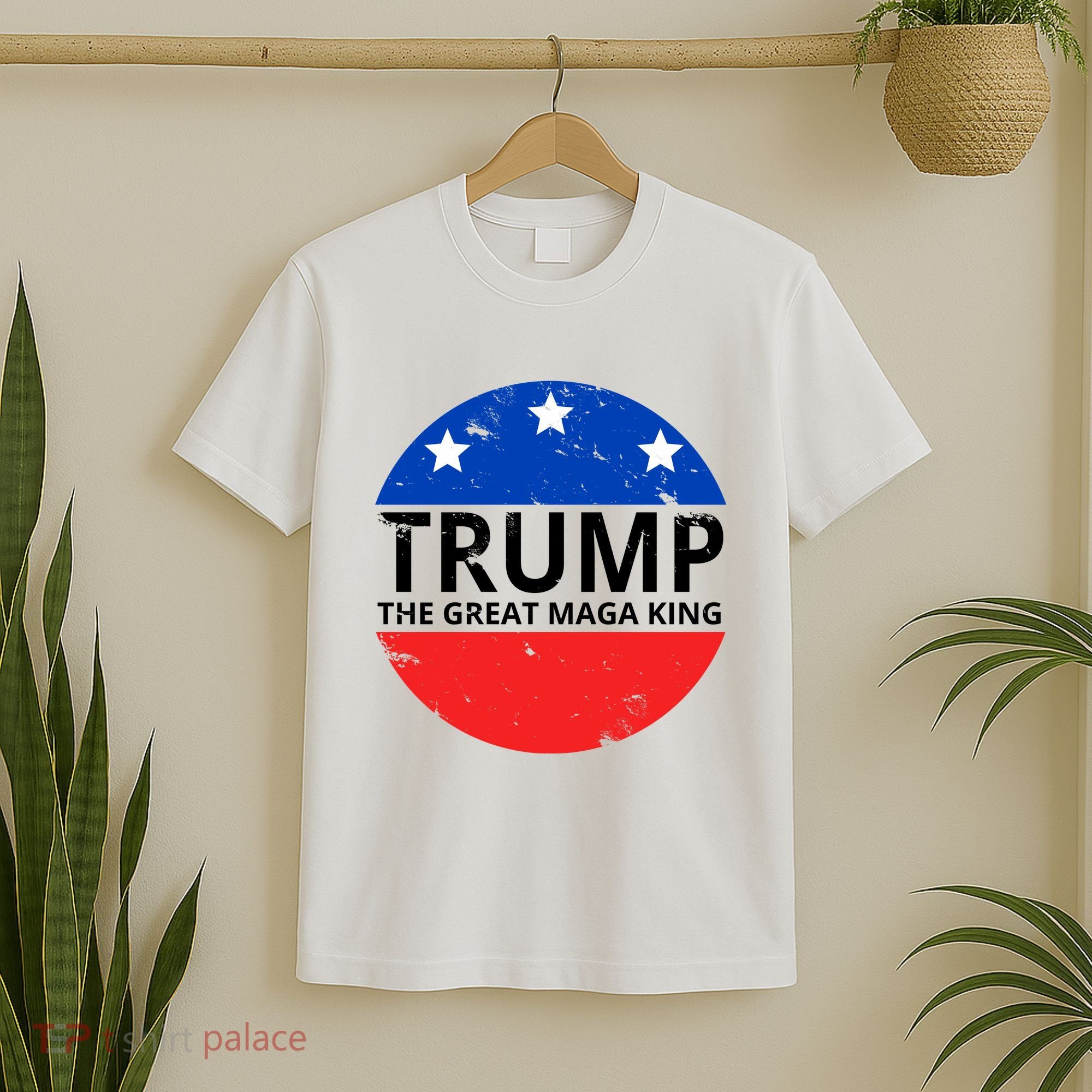 Trump The Great Maga King Logo T-Shirt