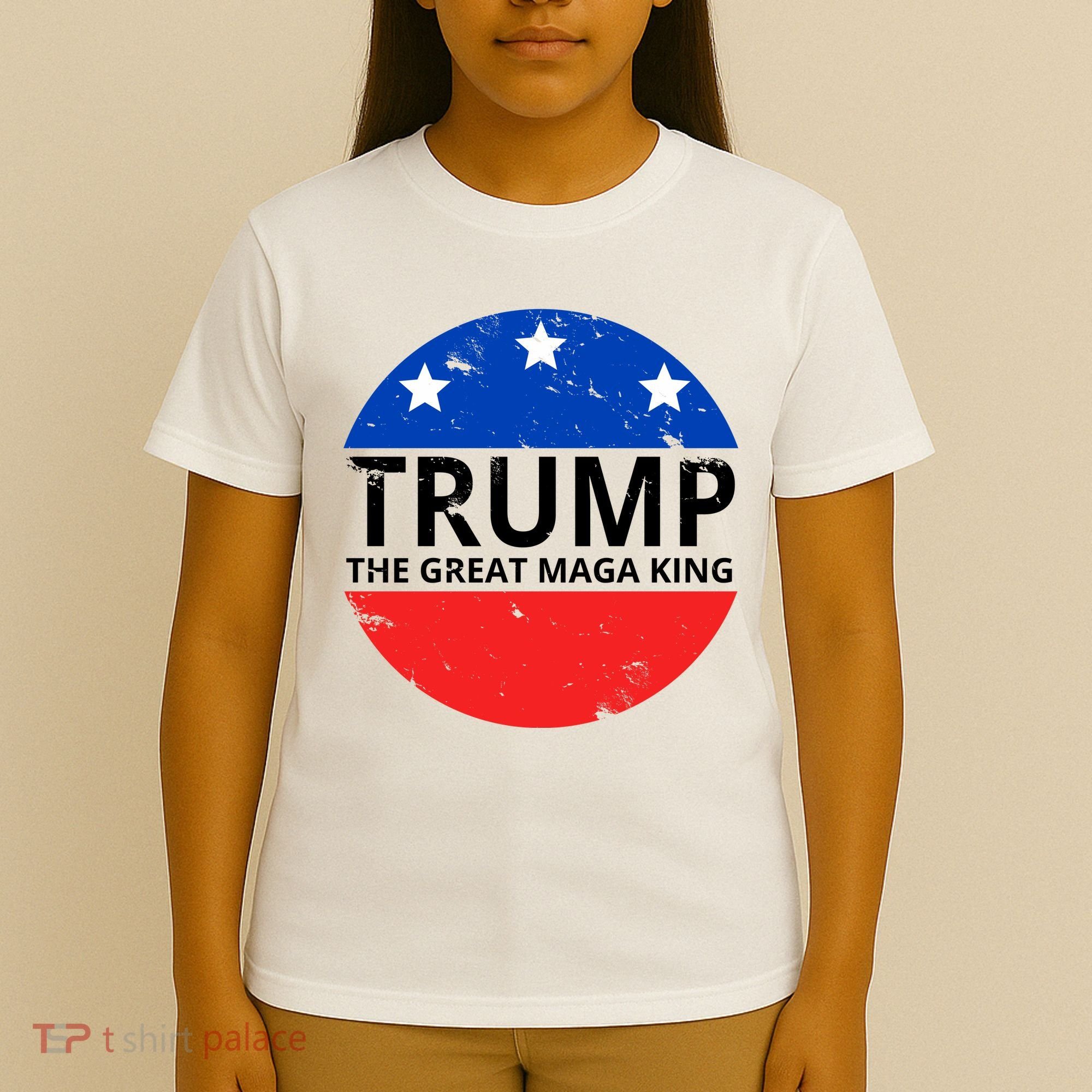 Trump The Great Maga King Logo T-Shirt