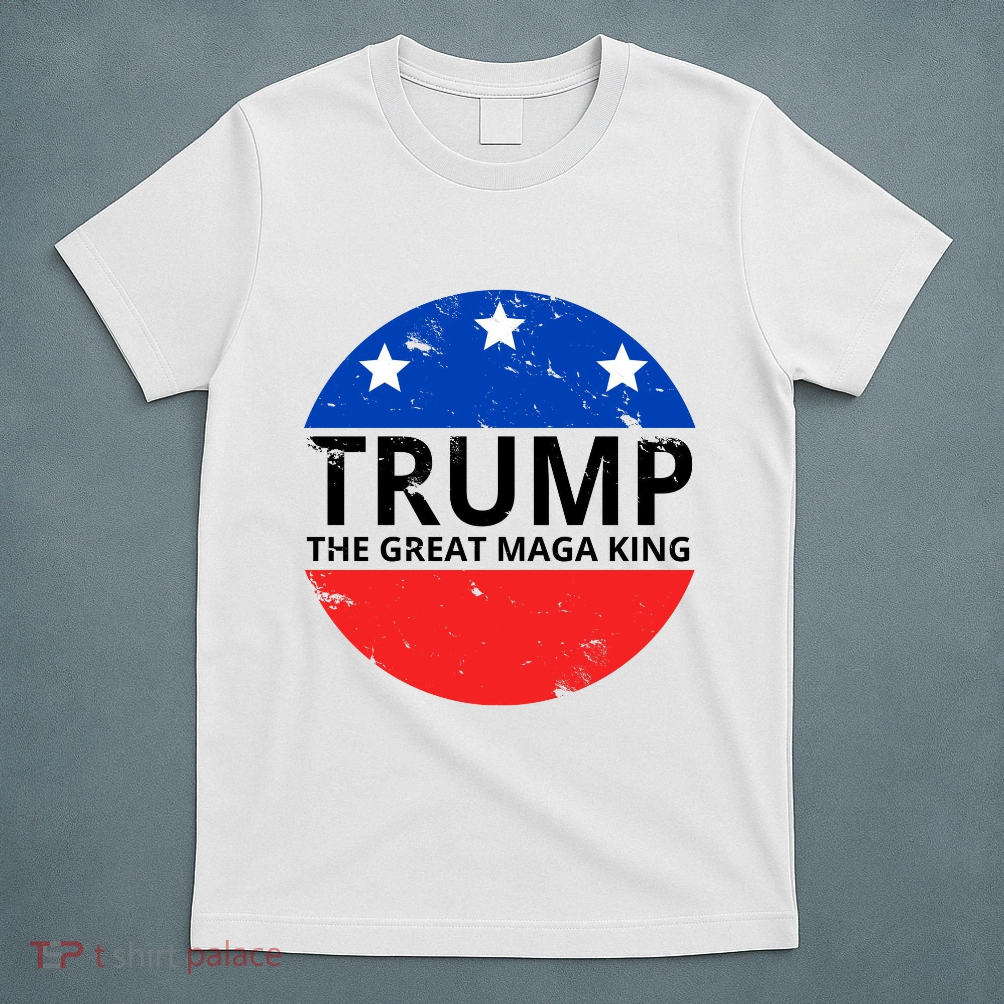 Trump The Great Maga King Logo T-Shirt