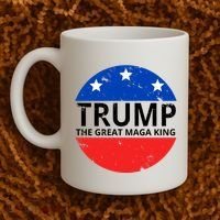 Trump The Great Maga King Logo Coffee Mug thumb 2