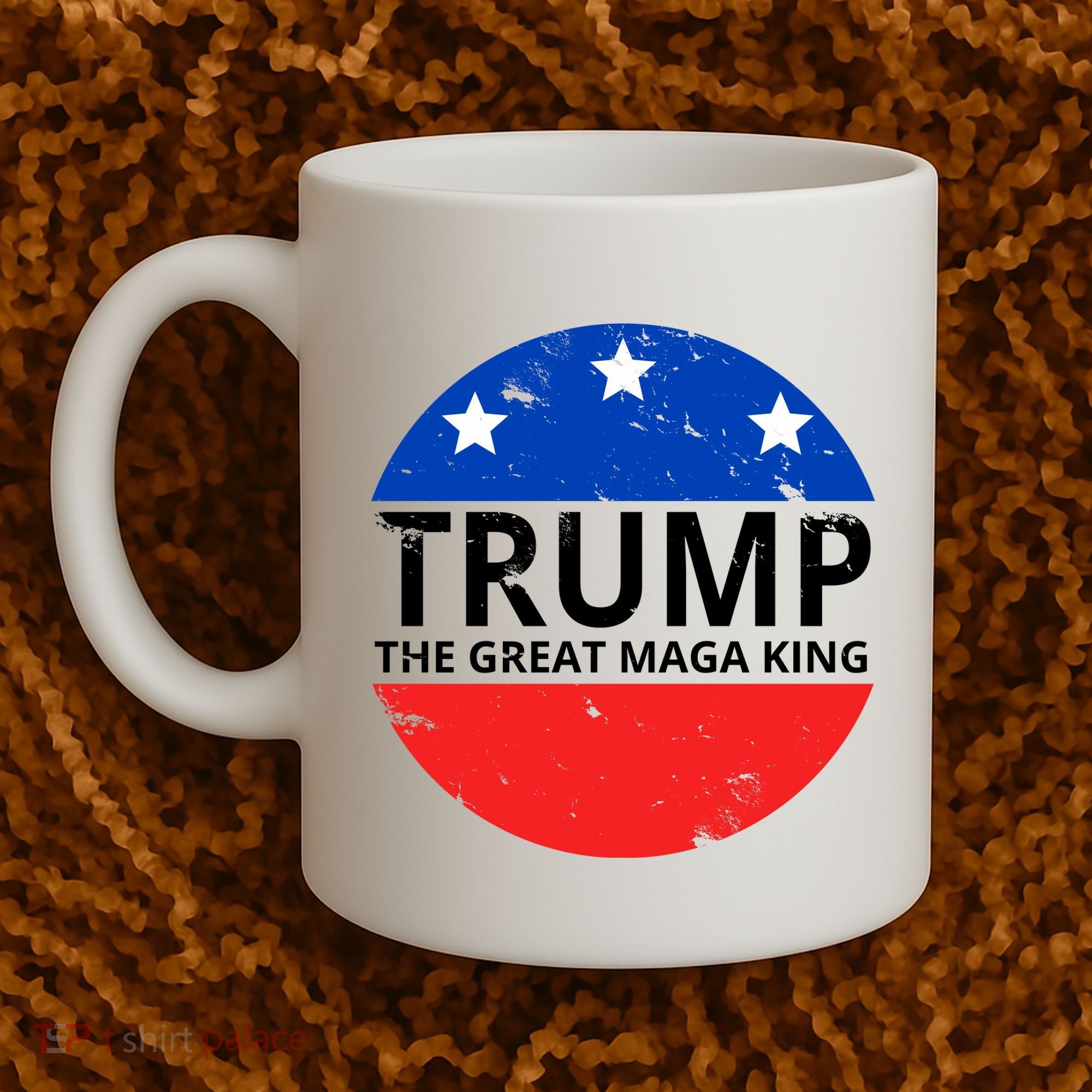 Trump The Great Maga King Logo Coffee Mug