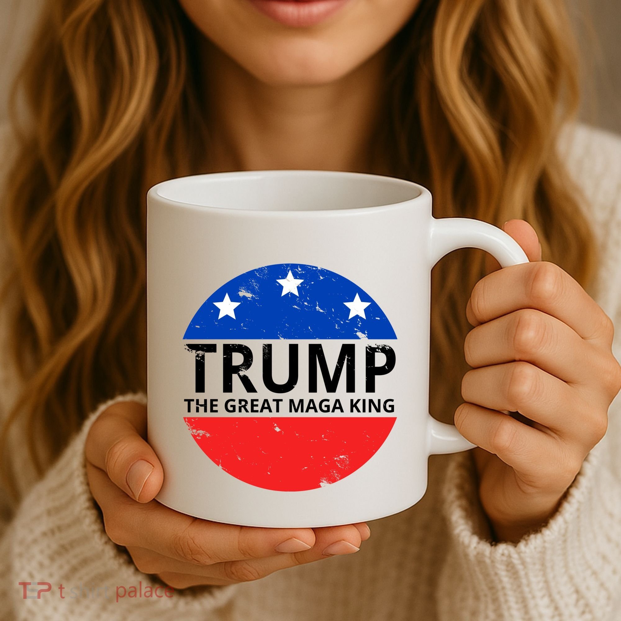 Trump The Great Maga King Logo Coffee Mug