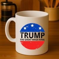 Trump The Great Maga King Logo Coffee Mug thumb 4
