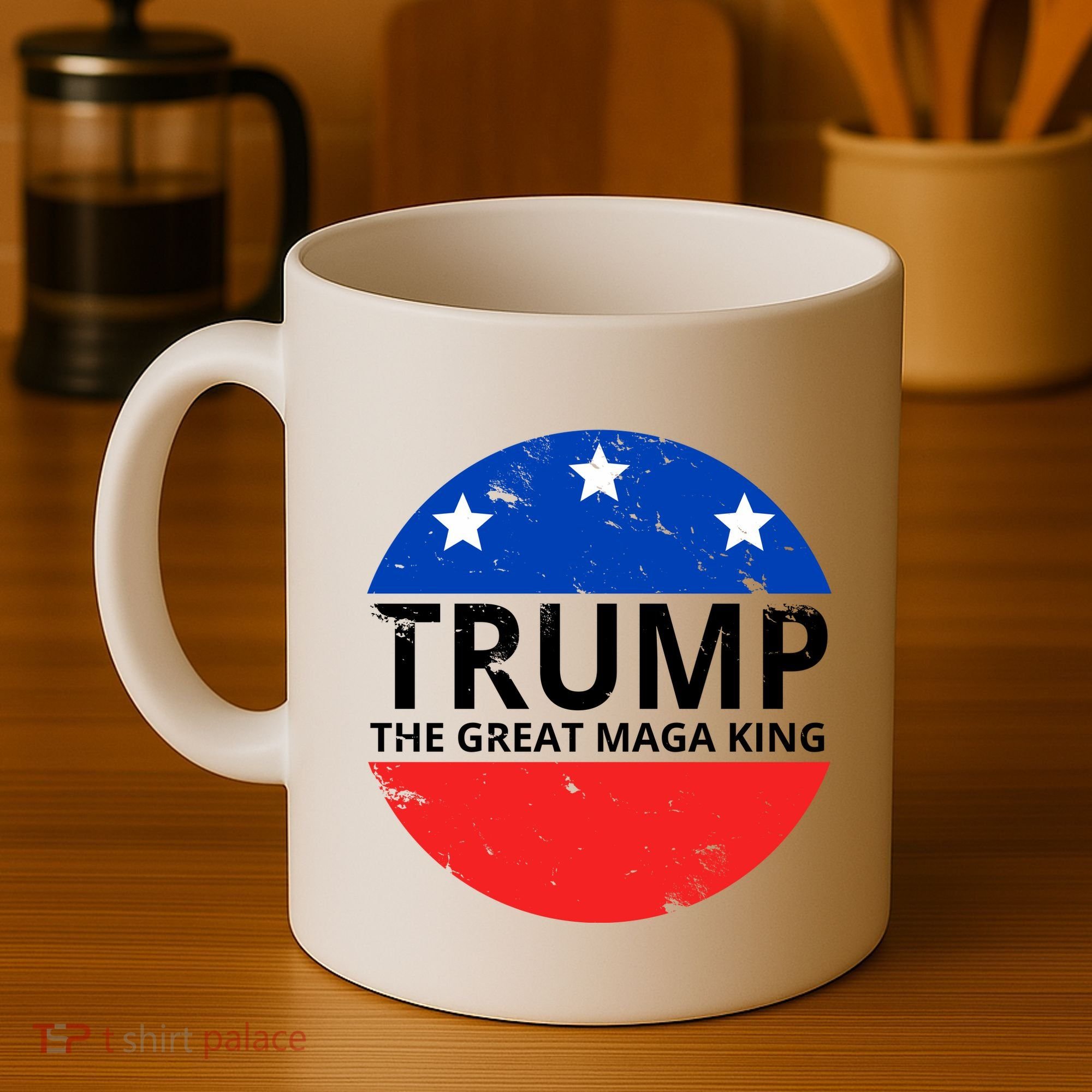 Trump The Great Maga King Logo Coffee Mug
