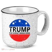 Trump The Great Maga King Logo 15oz Campfire Ceramic Mug thumb 0