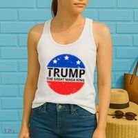 Trump The Great Maga King Logo Women's Tank Top thumb 2