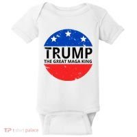 Trump The Great Maga King Logo Baby Bodysuit thumb 0