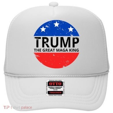 Trump The Great Maga King Logo Hat