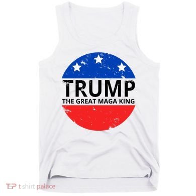 Trump The Great Maga King Logo Tank Top