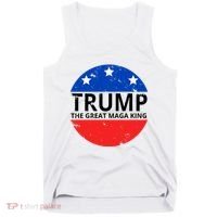 Trump The Great Maga King Logo Tank Top thumb 0