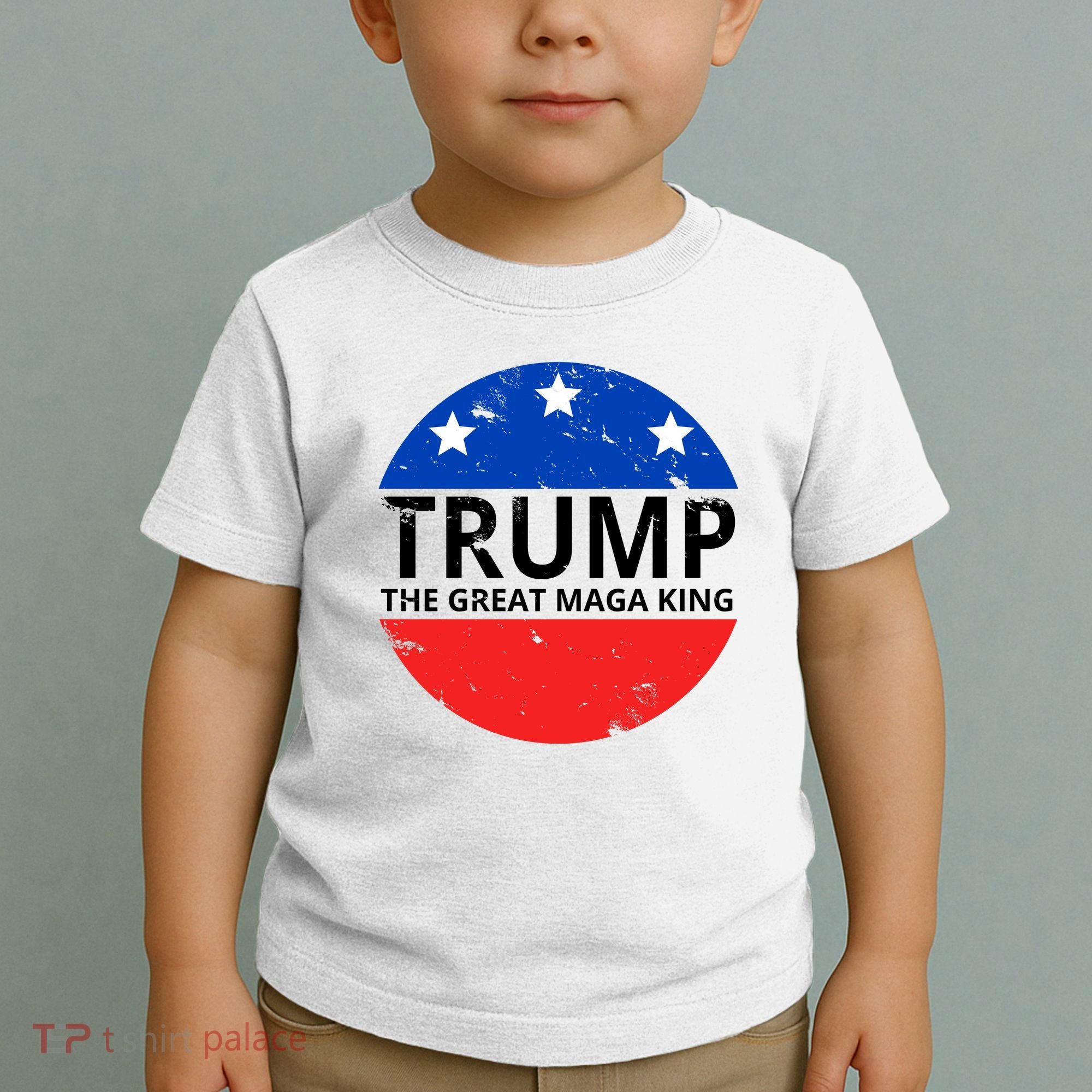 Trump The Great Maga King Logo Toddler T-Shirt