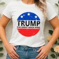 Trump The Great Maga King Logo Women's T-Shirt thumb 2