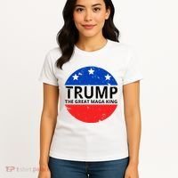 Trump The Great Maga King Logo Women's T-Shirt thumb 4