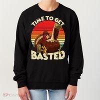 Time To Get Basted Funny Beer Thanksgiving Turkey Gift Women's Sweatshirt thumb 0