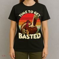 Time To Get Basted Funny Beer Thanksgiving Turkey Gift T-Shirt thumb 4