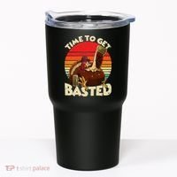 Time To Get Basted Funny Beer Thanksgiving Turkey Gift Tumbler thumb 0