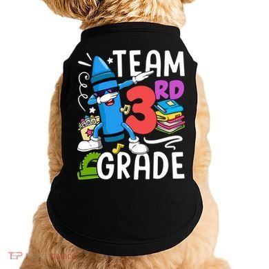 Team Third Grade Cute Funny Doggie Tank