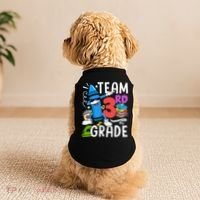 Team Third Grade Cute Funny Doggie Tank thumb 2