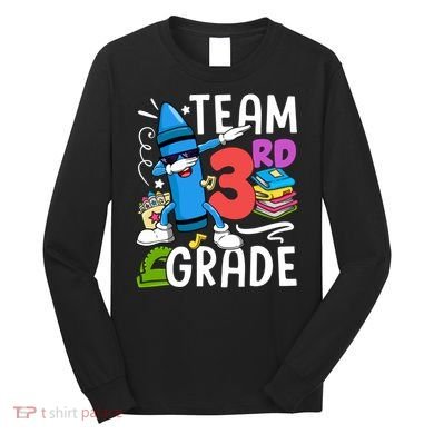 Team Third Grade Cute Funny Long Sleeve Shirt