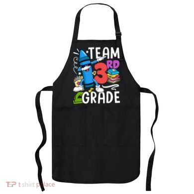 Team Third Grade Cute Funny Apron