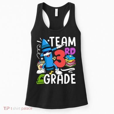 Team Third Grade Cute Funny Women's Tank Top