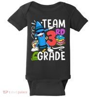 Team Third Grade Cute Funny Baby Bodysuit thumb 0