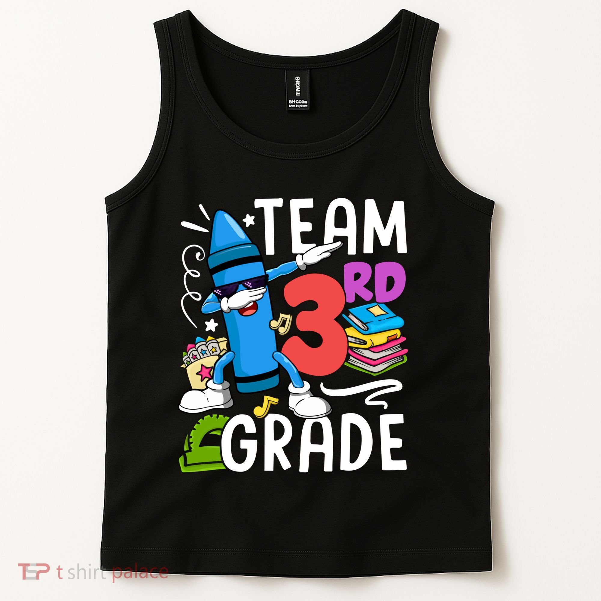 Team Third Grade Cute Funny Tank Top