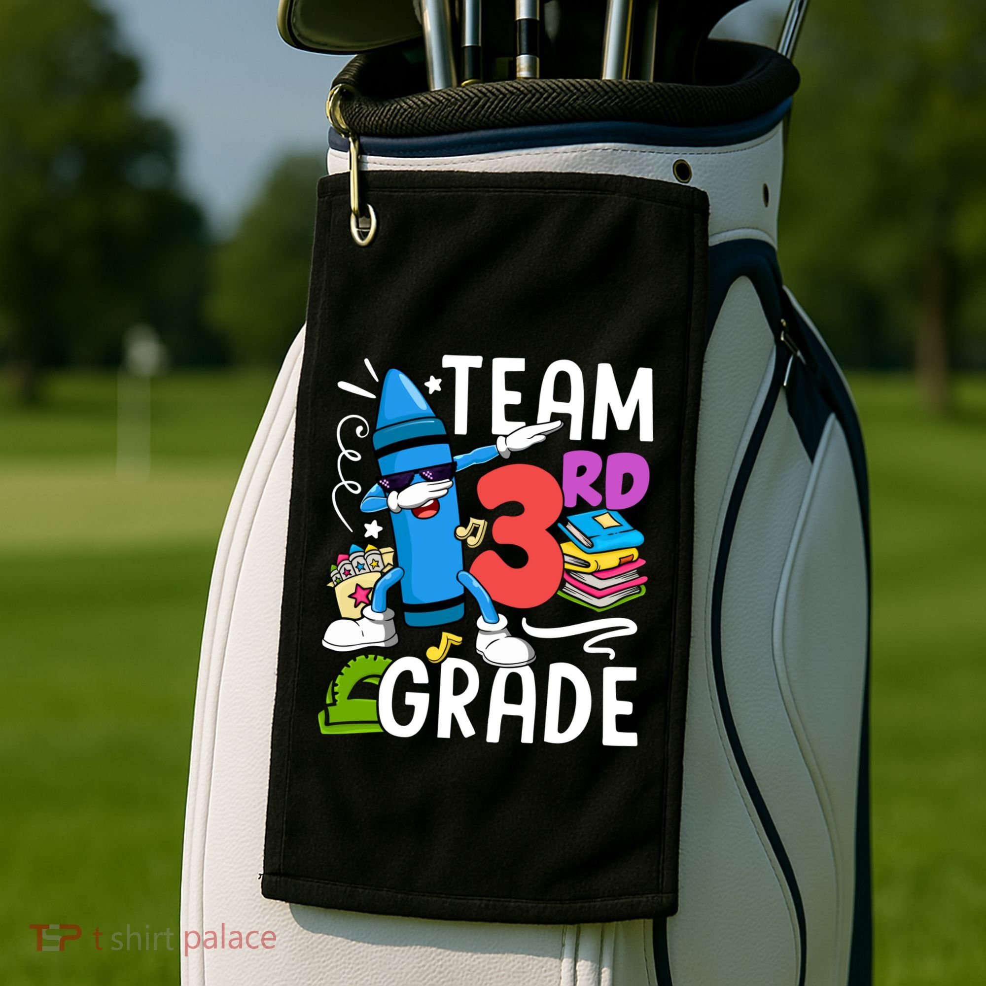 Team Third Grade Cute Funny Golf Towel
