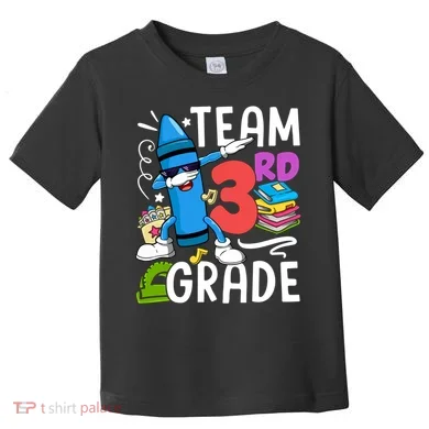 Team Third Grade Cute Funny Toddler T-Shirt