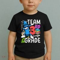 Team Third Grade Cute Funny Toddler T-Shirt thumb 2