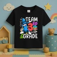 Team Third Grade Cute Funny Toddler T-Shirt thumb 3