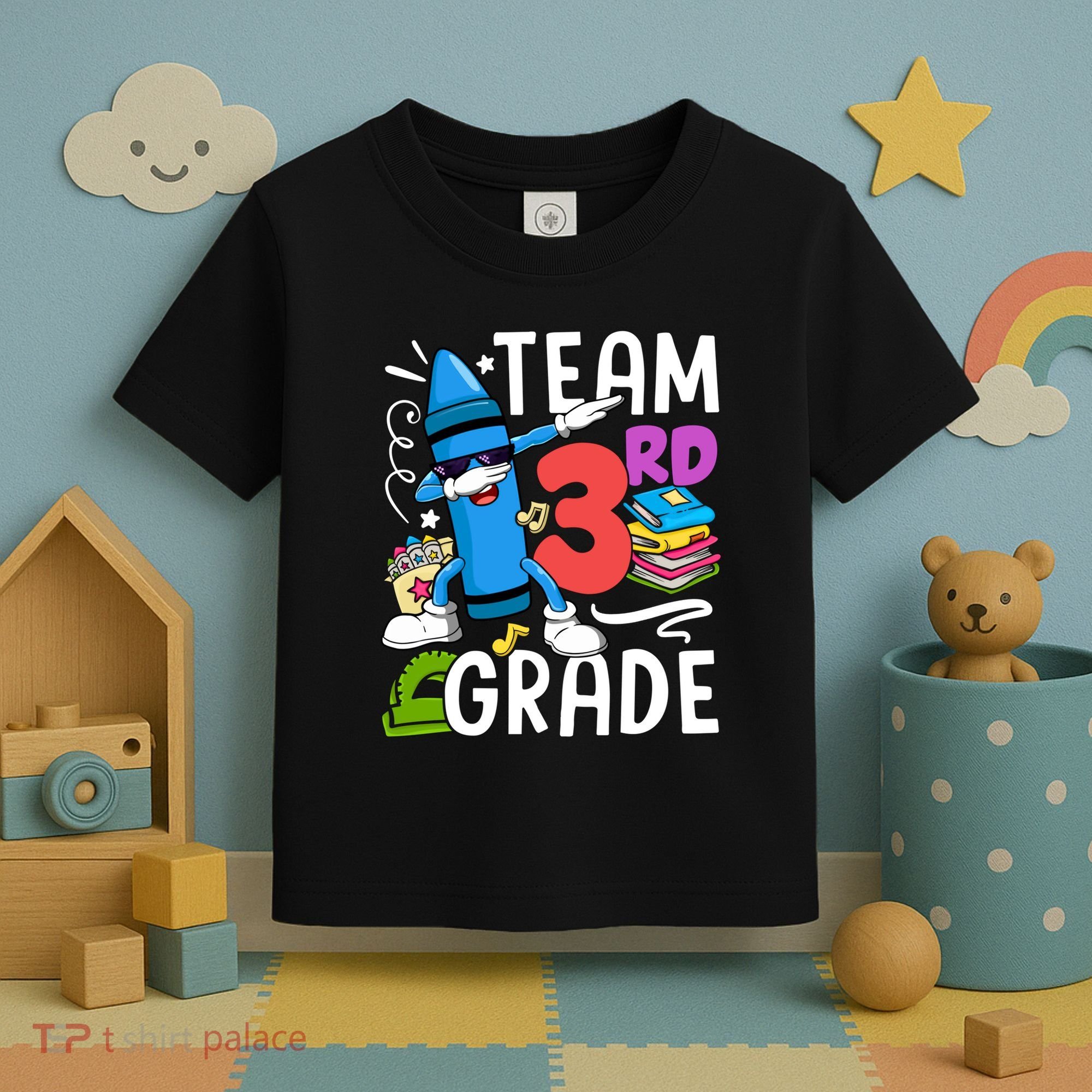 Team Third Grade Cute Funny Toddler T-Shirt