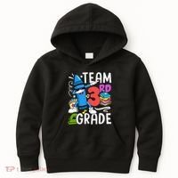 Team Third Grade Cute Funny Kids Hoodie thumb 0