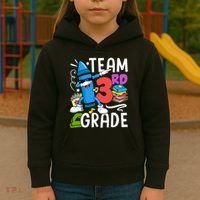 Team Third Grade Cute Funny Kids Hoodie thumb 3