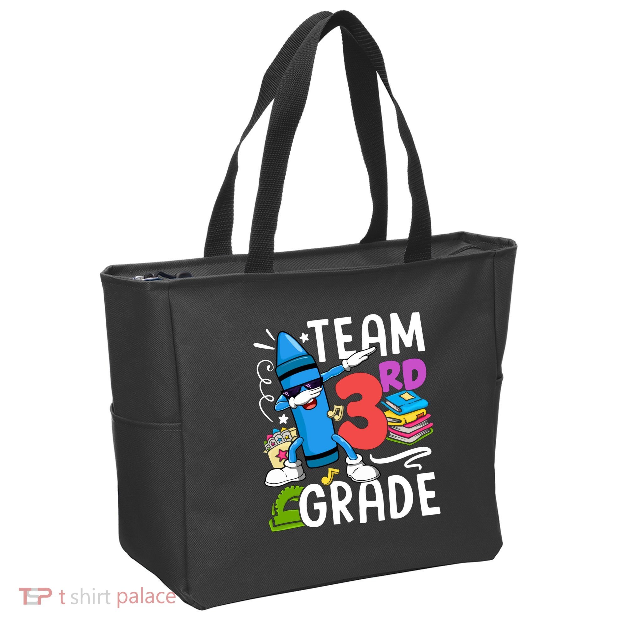 Team Third Grade Cute Funny Tote Bag