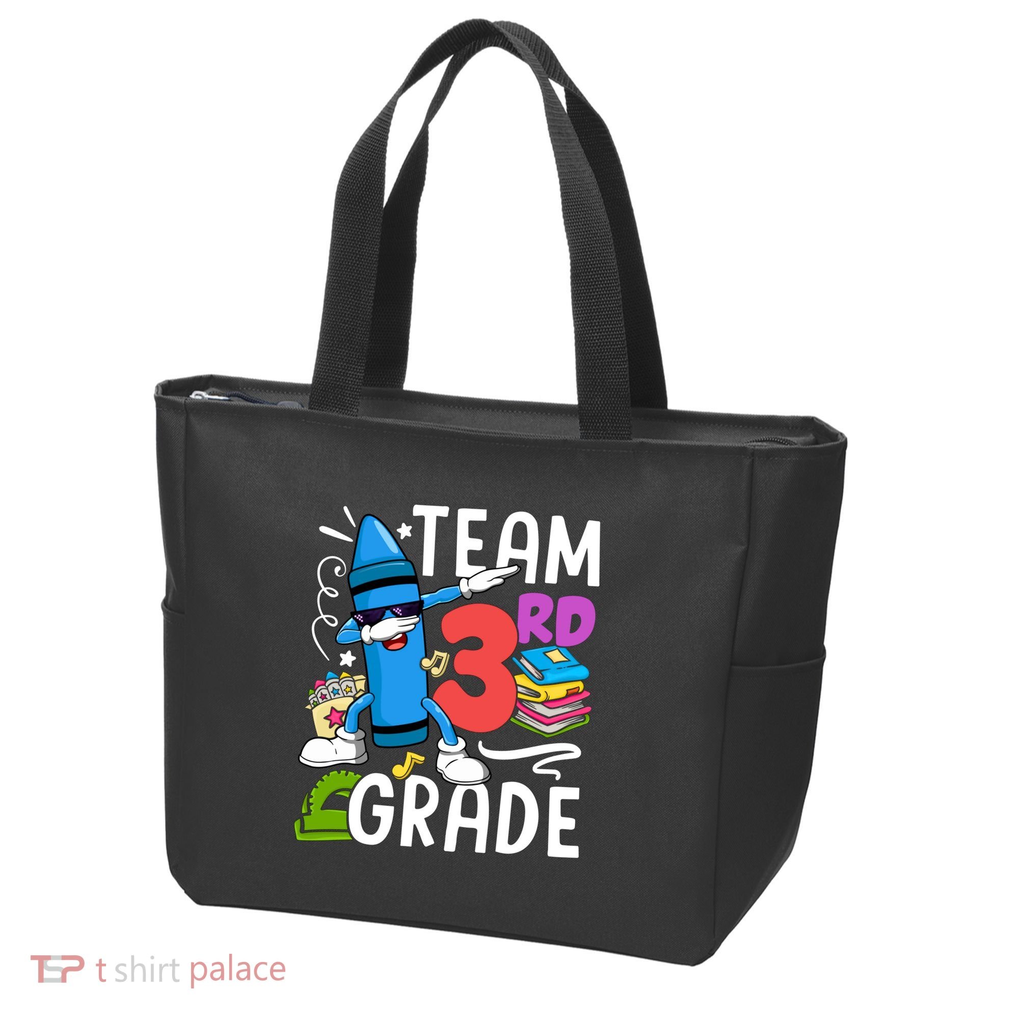 Team Third Grade Cute Funny Tote Bag